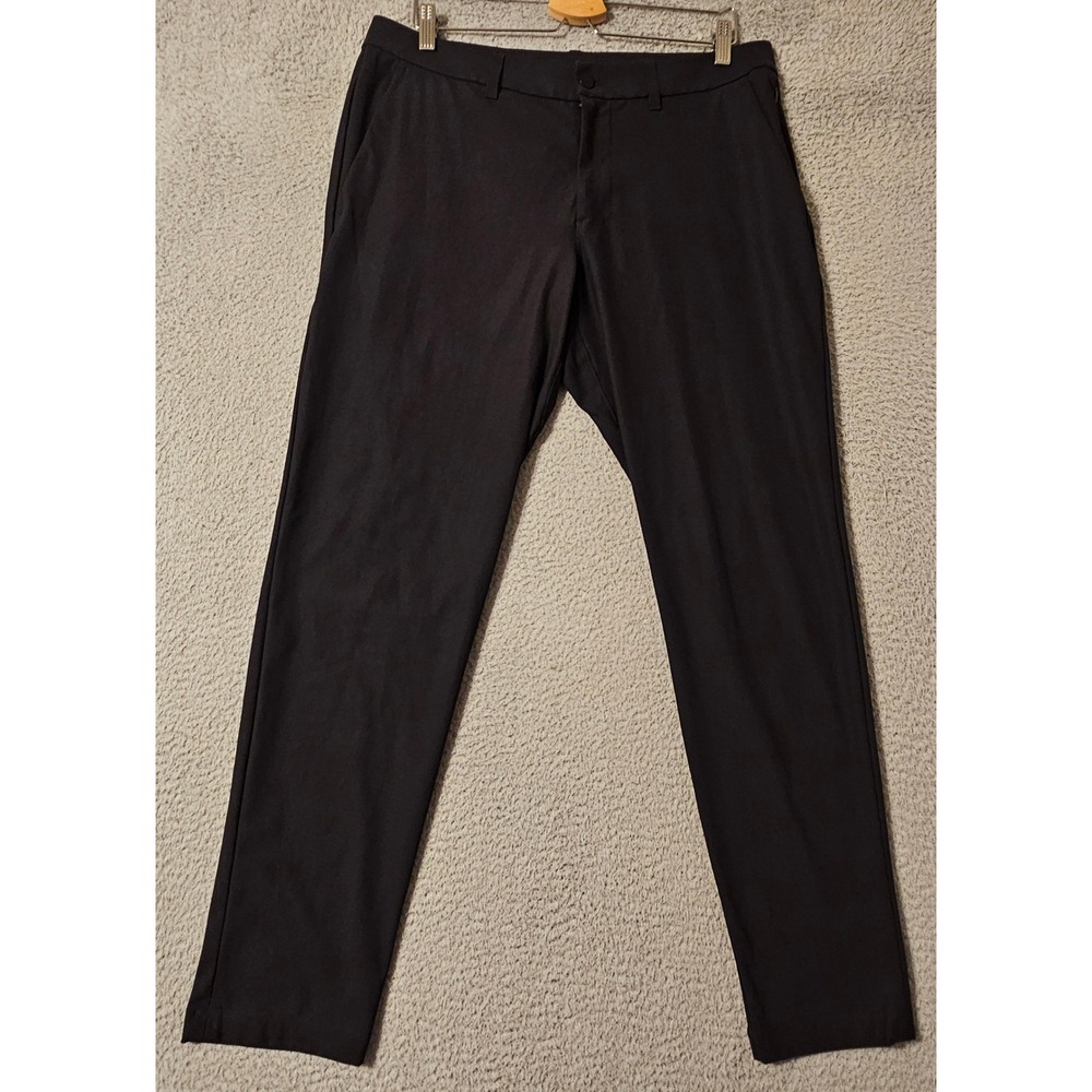 Lululemon ABC Pant Slim Mens Size 34 x 31 Black Technical Chino LM5AO4S